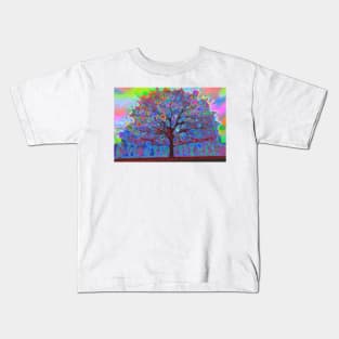 magical iridescent tree Kids T-Shirt